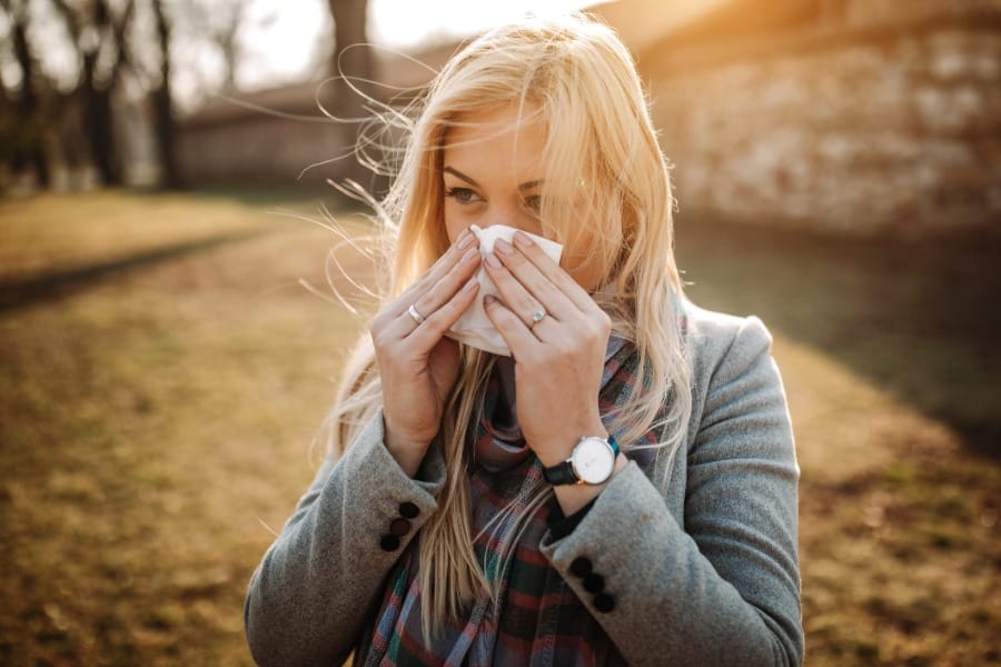 Allergische Reaktion bei Mannheim